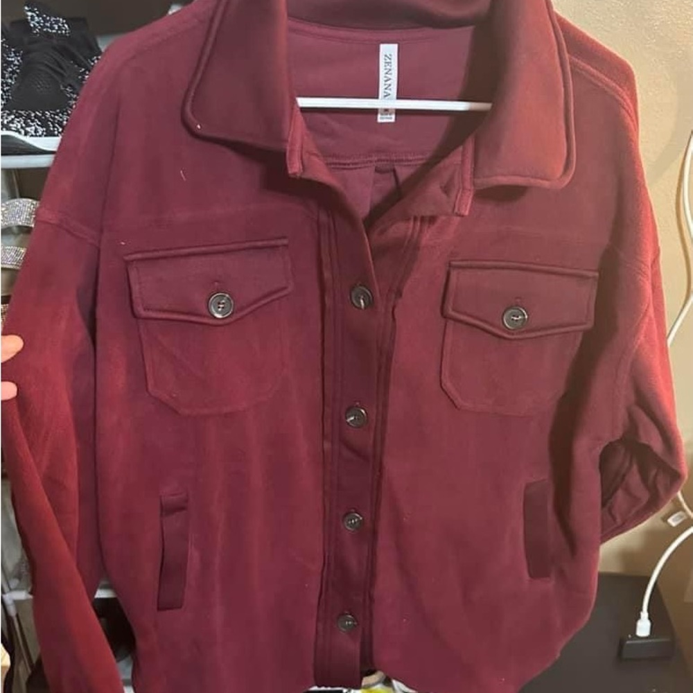 Medium Zenana Shacket. Brand New